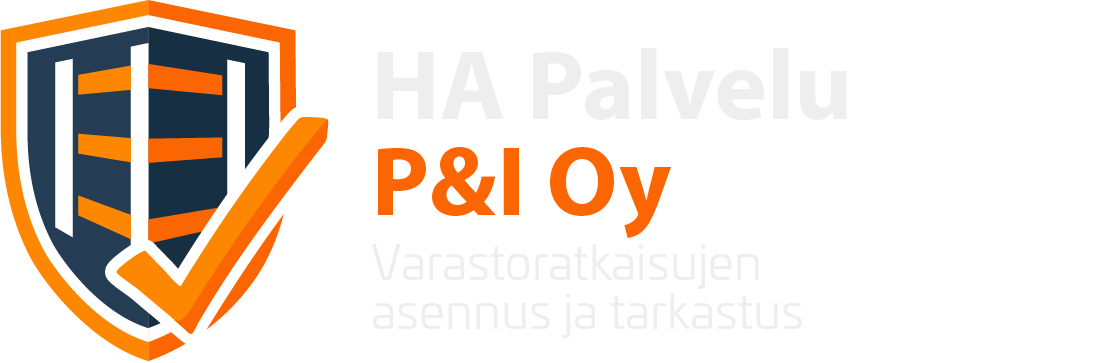 HA Palvelu P&I Oy – Varastoratkaisujen asennus ja tarkastus